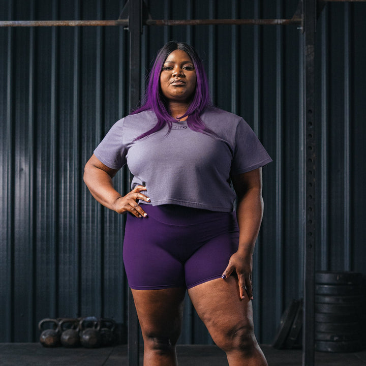 Aspire Lavender Crop Top