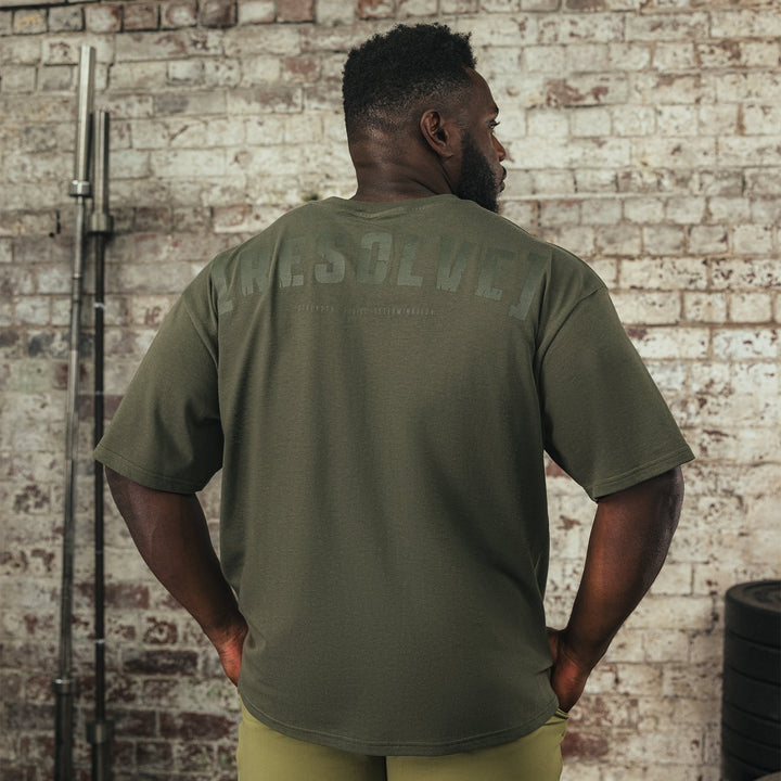 Resolve Khaki Oversized T-Shirt