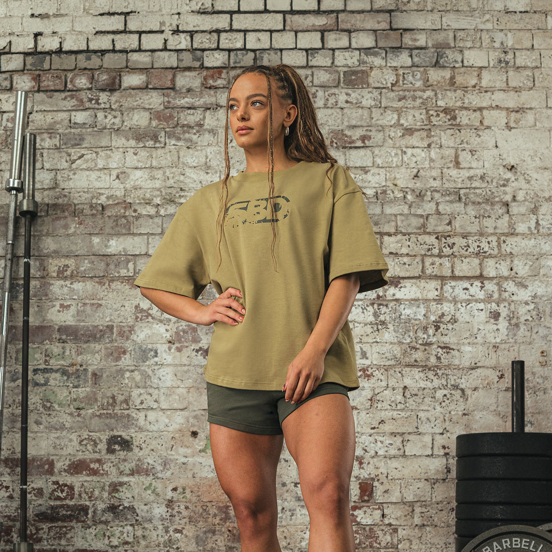Resolve Sand Oversized T-Shirt