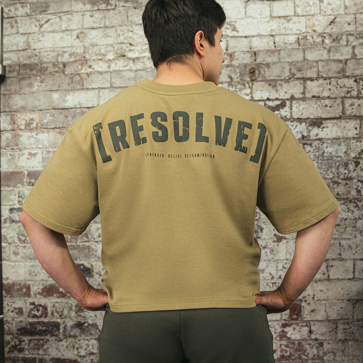 Resolve Sand Oversized T-Shirt