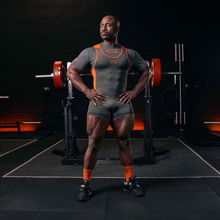 Forge Grey Powerlifting Singlet #product-fit_men-s