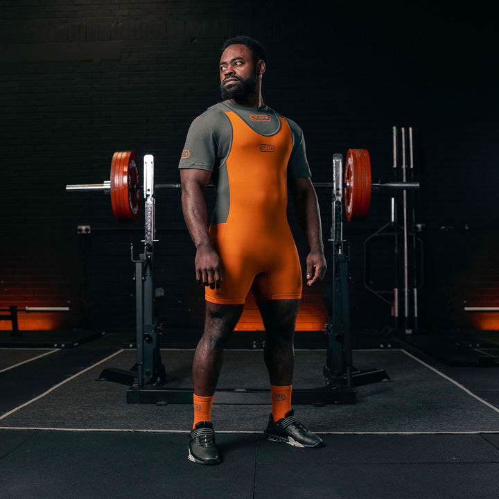 Forge Orange Powerlifting Singlet #product-fit_men-s