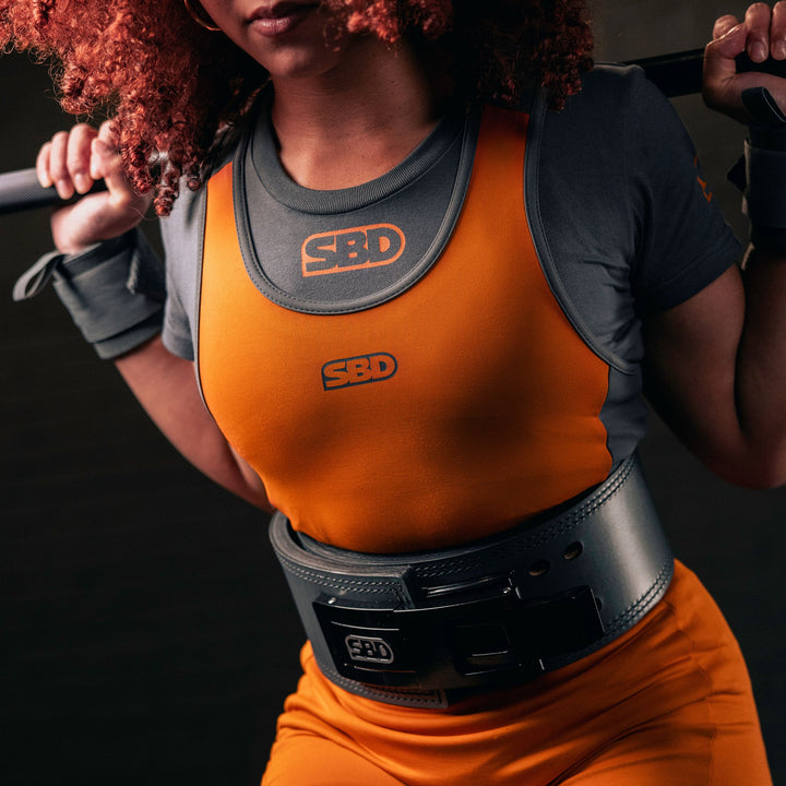 Forge Orange Powerlifting Singlet #product-fit_women-s